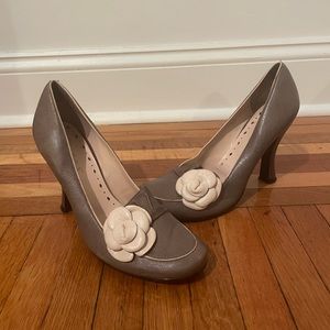 COPY - BCBGIRLS Flower Appliqué Heel